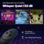 10 Thrilling Vibration 3 Thrusting Silicone Remote Control Cock Ring Anal Vibrator - Image 7