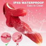 Alice 3 In 1 Thrusting Vibrating Rabbit G Spot Vibrator - Image 6