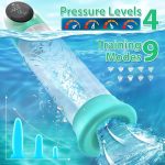 Penis Enlargement Extend Pump Water Massage Cup For Male Masturbation - Image 4