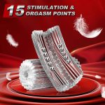 Manual Suction Penis Sleeve Blowjob Male Masturbators with 15 Extruded Beads - Image 4