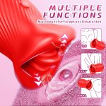 Omysky Rose Muncher - Mouth Biting Tongue Licker Clitoral Vibrator - Image 4