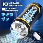 Auto 5 Sucking 10 Vibrating Male Masturbator Sex Toy - Image 2