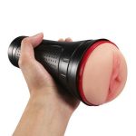 2 IN1 Vibrating & Realistic Vagina Fleshlight Masturbator - Image 5
