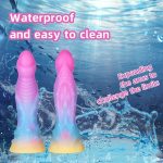 5.7‘’ Super Soft Luminous Fantasy Dildo - Image 3