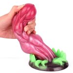 6.3‘’ Surreal Realistic Wolf Teeth Luminous Silicone Dildo With Suction Cup - Image 3