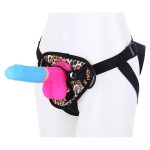 7.09‘’ Strap-on Dildo Leopard Belt For Lesbian Couple