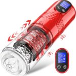 Lurevibe - Strong stimulation Innovative Motors Telescoping LCD Display Masturbator - Image 8