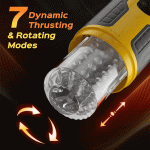 Dual Stimulation Thrusting and Rotating Vibrating Male Msturbation Toy - Image 10