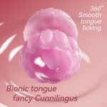 Luminous Jellyfish 360°rotating Tongue Licking G-spot Clitoral Stimulation Vibrator - Image 2
