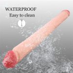 18.11‘’ Double-Ended Soft Silicone Simulated Anus Masturbation Dildo - Image 7