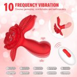 Lurevibe - Rose Wearable Double Stimulation G Spot Vibrator - Image 2
