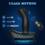 5.27‘’ Mini Saddle G Spot Prostate Vibrator With Suction Cup & Panty - Image 6