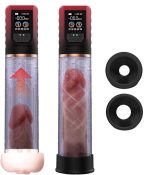 3 In 1 Penis Enlarger Extender Pump Male Masturbator - Image 7