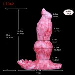 4.9‘’ Remote Control Vibrating Dildo Clit Stimulate Anal Plug - Image 7