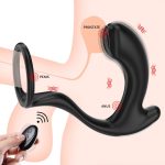 Greedy Finger Male Vibrating Clip Prostate Massager With Cock Ring - Image 2
