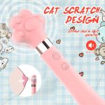 Cute Cat Paw 7 Flapping Clitoral G Spot Vibrator - Image 2