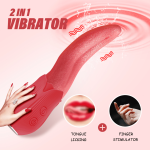 Lurevibe - Upgraded Rose - 20 Frequency Tongue Licking Vibrator - Image 2