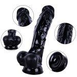 7.08‘’ Triangle Wearing King Kong Gay Leather Pants Dildo - Image 5