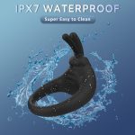 Lurevibe - Rabbit Vibrating Cock Ring Adult Sex Toys with Clitoral Vibrator - Image 3