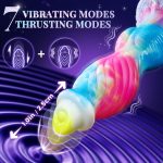 9.4‘’ Phoenix 7 Thrusting Vibrating Big Sucker Monster Dildo - Image 6