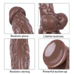 7.08‘’ Triangle Wearing King Kong Gay Leather Pants Dildo - Image 11