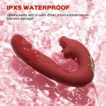 Rose Muncher Tapping G-Spot Vibrator Tongue Clitoral Stimulator - Image 2