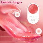 G-spot Clitoral Stimulation 12 Frequency Simulation Tongue Vaginal Massage Vibrator - Image 4