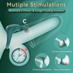 Lurevibe - Rabbit Vibrating Cock Ring Adult Sex Toys with Clitoral Vibrator - Image 12