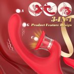 Sandra Tongue Licking Vacuum Suction Clitoral G-spot Vibrator - Image 2