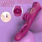 4 IN 1 Rose Muncher Rabbit Vibrator Licking Vibrating Flapping Clit Nipple Stimulator - Image 3
