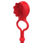 Lurevibe - Rose Ring Locking Vibrating Penis Ring Couple Toy - Image 6