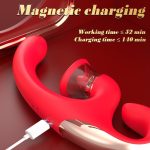 Sandra Tongue Licking Vacuum Suction Clitoral G-spot Vibrator - Image 4