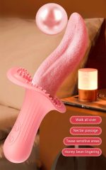 Lurevibe - Rose Realistic Tongue Licking Massage Vibrator - Image 7