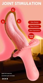 Lurevibe - Rose Realistic Tongue Licking Massage Vibrator - Image 8