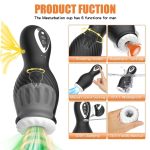 Lurevibe - Dragon Suction Rotating Trainer Male Masturbators Oral Vaginal Penis Vibrator - Image 4