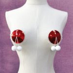 Lurevibe - Christmas Small Sequins Sexy Female Nipple Stickers - Image 2