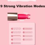Lurevibe - Mini Lipstick Vibrator Secret Bullet Masturbator Nipple Clitoris Stimulator - Image 3