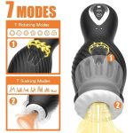 Lurevibe - Dragon Suction Rotating Trainer Male Masturbators Oral Vaginal Penis Vibrator - Image 5