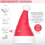 Lurevibe - Santa Hat Vibrator 15 Speed Cunnilingus Masturbator Clit G-Spot Stimulator For Christmas - Image 4