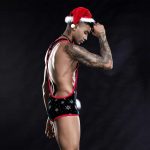 Lurevibe - Christmas Men's Sexy Lingerie One-piece Christmas Costume For Male - Image 2