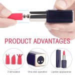 Lurevibe - Mini Lipstick Vibrator Secret Bullet Masturbator Nipple Clitoris Stimulator - Image 6