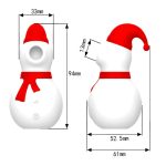 Christmas Snowman Vacuum Powerful Sucking Vibrator - Image 7