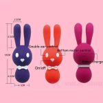 Bunny Vibrator Nipple Clamps Estimulador Clitoris Vibrator - Image 7