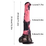 11.6‘’ Simulation Animal Penis Alexandre Dumas Silicone Dildo - Image 8