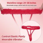 Rose Wearalbe Clitoral Massage Vibrator with Panty & Remote Control - Image 5
