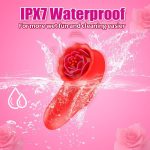 Rose Finger Vibrator G Spot Clitoral Stimulator for Couple Flirting - Image 4