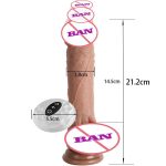 5.71‘’ Lurevibe - Waterproof 7 Frequency Retractable Swing Dildo - Image 2