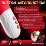 4 In 1 Rose Tongue Swing Vibrating G-Spot Clitoral Stimulation Dildo Machine - Image 7