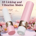 Lipstick Tongue Licking Clitoral G Spot Vibrator - Image 3