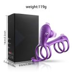 Morgana Silicone Vibrating Penis Rings - Image 16